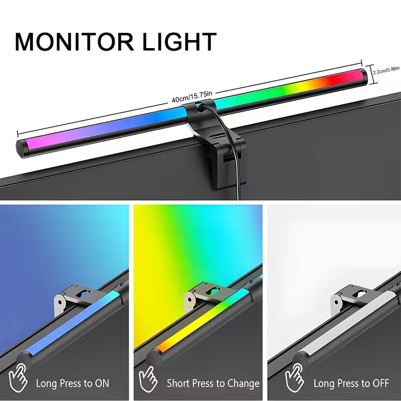 LED Monitor Light Bar With Rem - Desk Setup Lamp ulasan dan harga