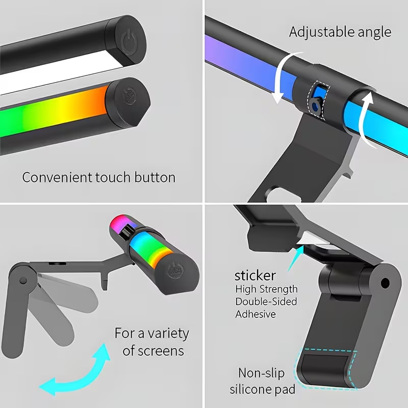 LED Monitor Light Bar With Rem - Desk Setup Lamp ulasan dan harga