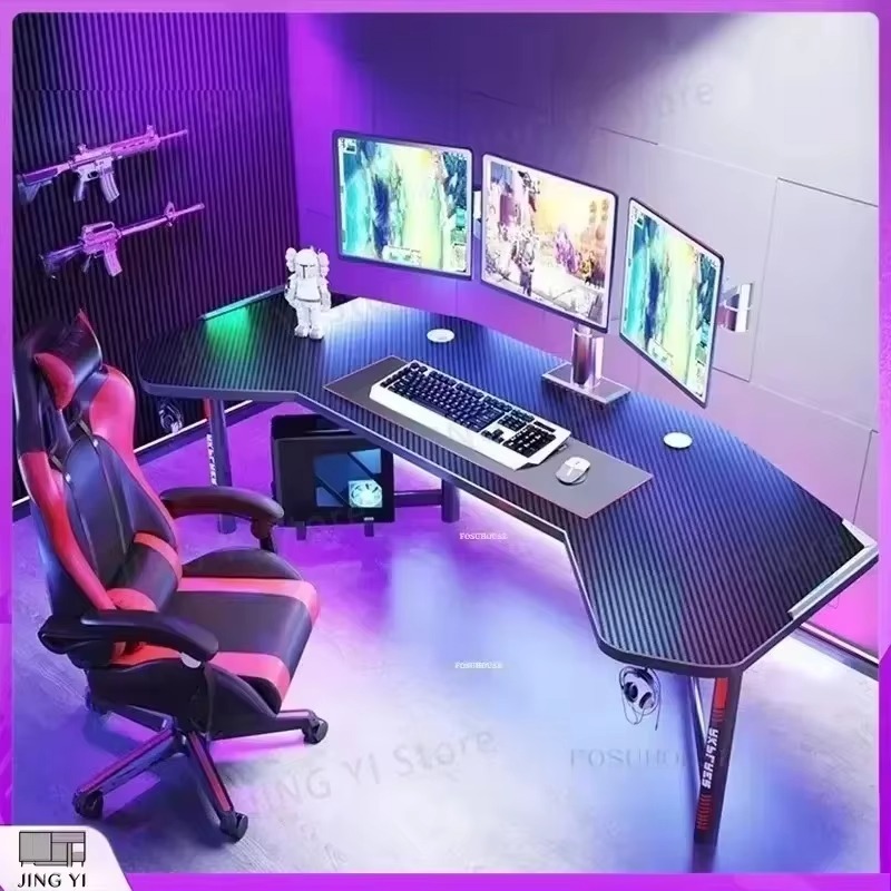 Professional Gaming Desk Ergon - Desk Setup L Shaped ulasan dan harga