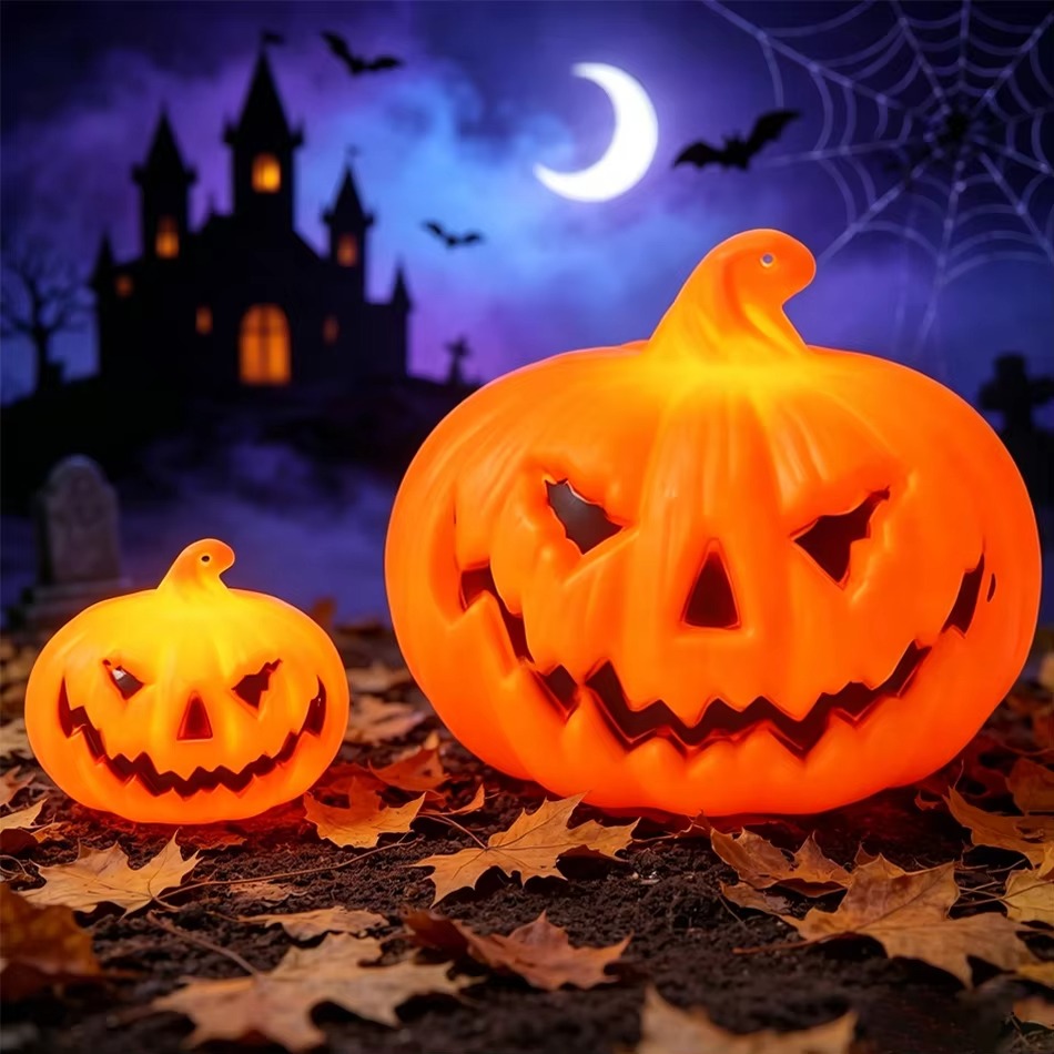 LED Pumpkin Lamp Warm Light Ja - Desk Setup Lamp ulasan dan harga